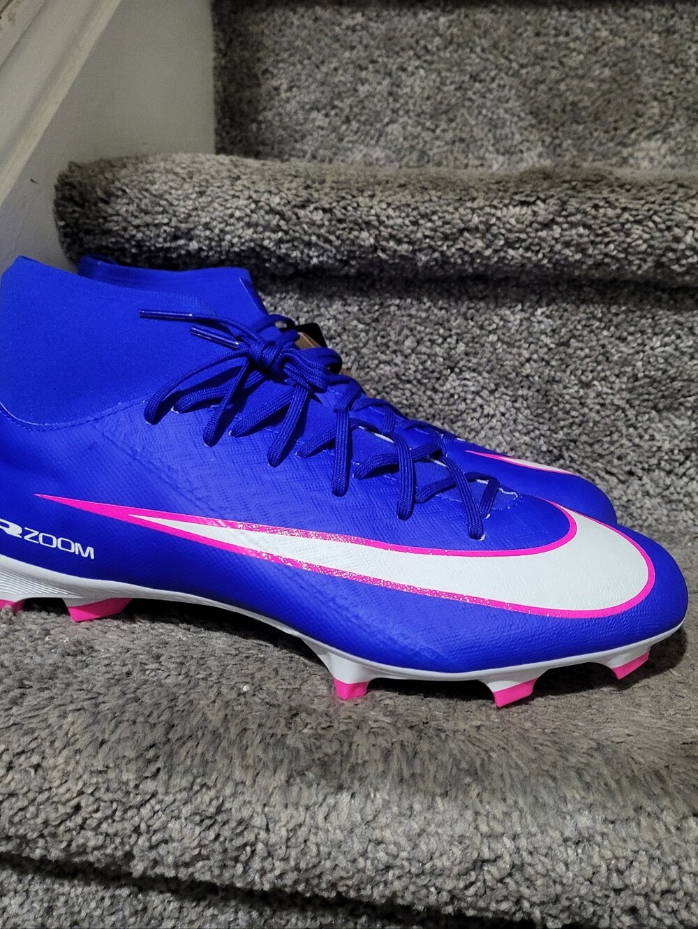 Men's Nike MECURIAL AIR ZOOM CLEATS Size 12
